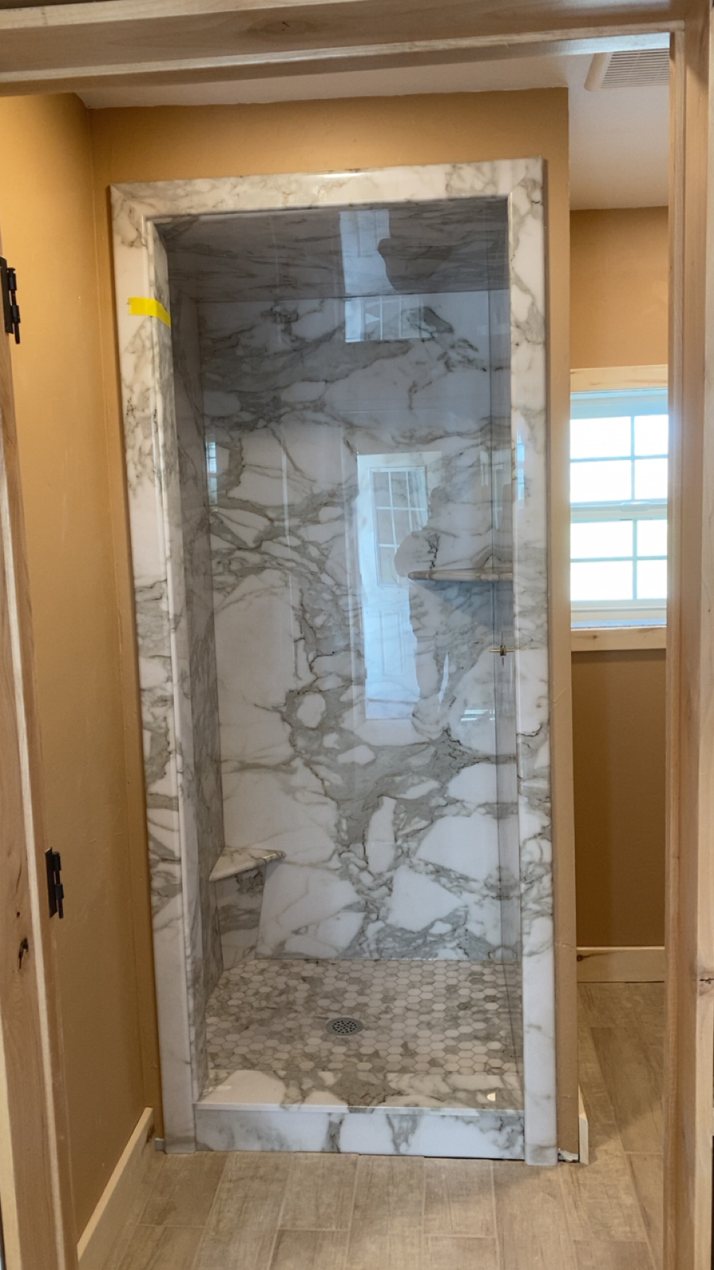 Marble shower